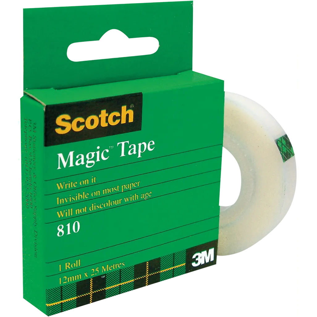 scotch magic tape - 12mm x 25m 25mm core