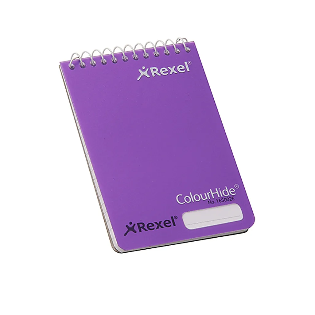 colourhide pocket notebooks - 96 pages - purple