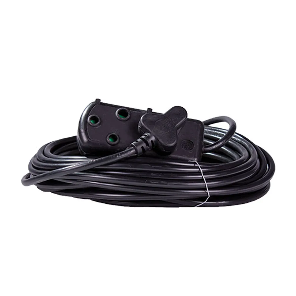 extension cord - 15m - black
