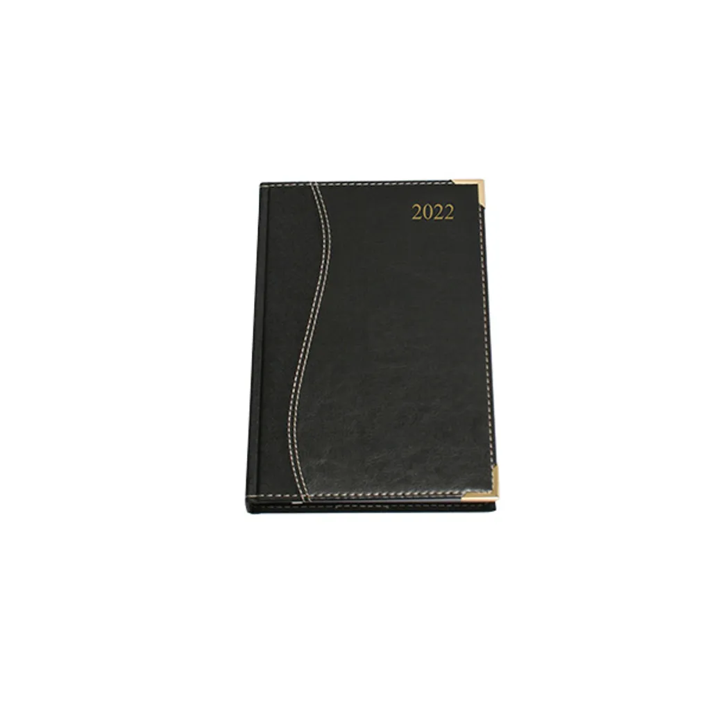 2024 executive diaries - a5 page-a-day - black