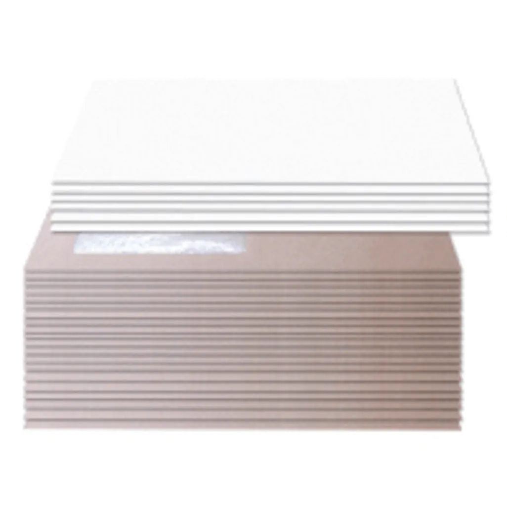 dl banker envelopes 110 x 220mm - peel-&-seal - opaque - white - 500 pack