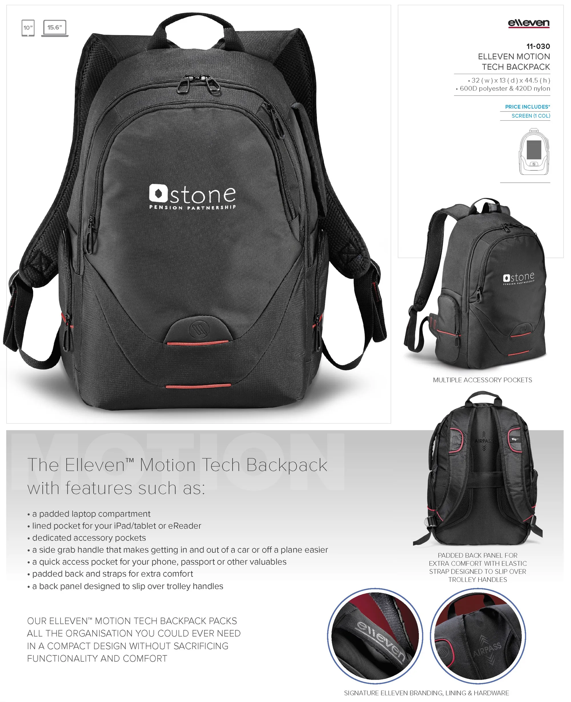 Elleven backpack discount