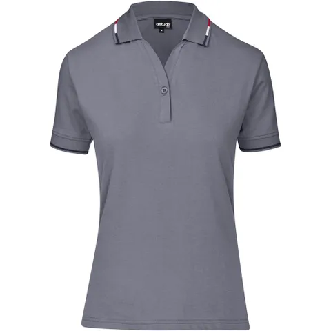 Ladies Ash Golf Shirt - Grey
