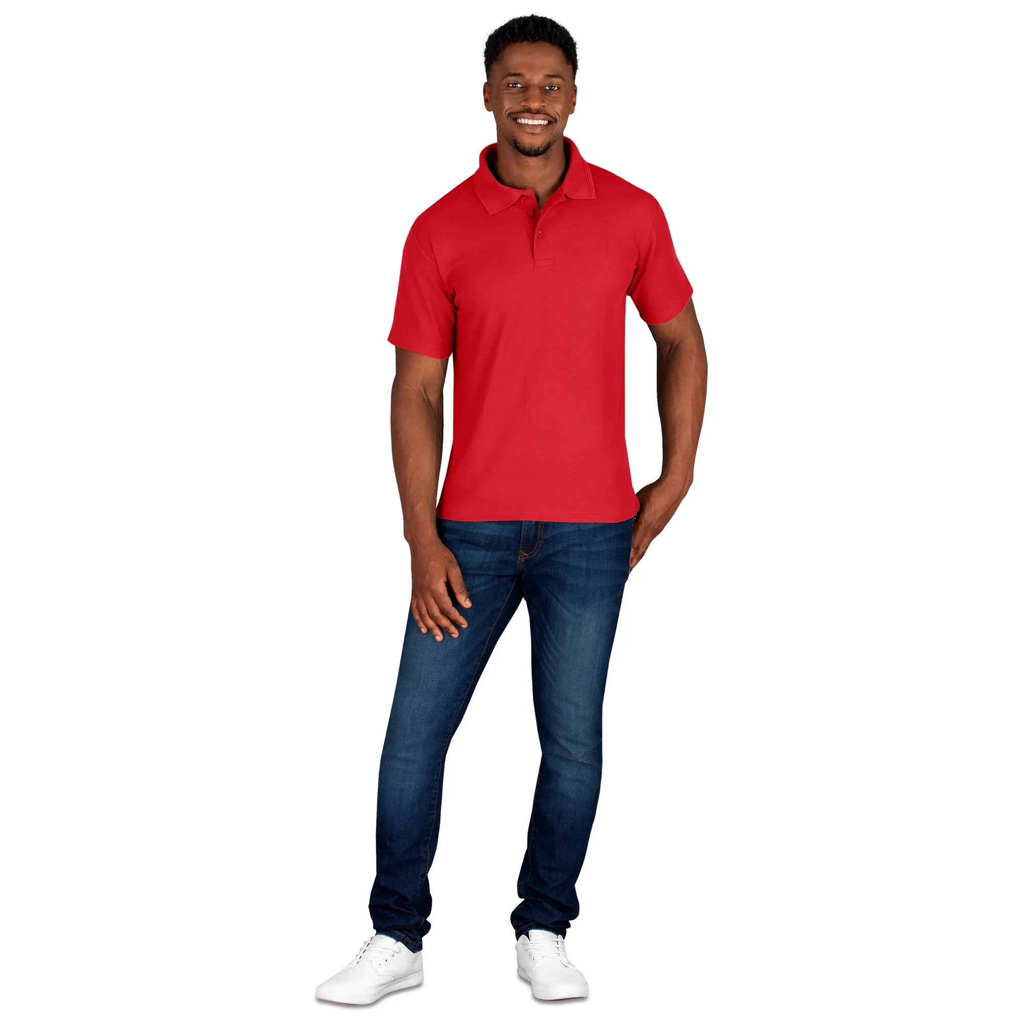 mens basic pique golf shirt 