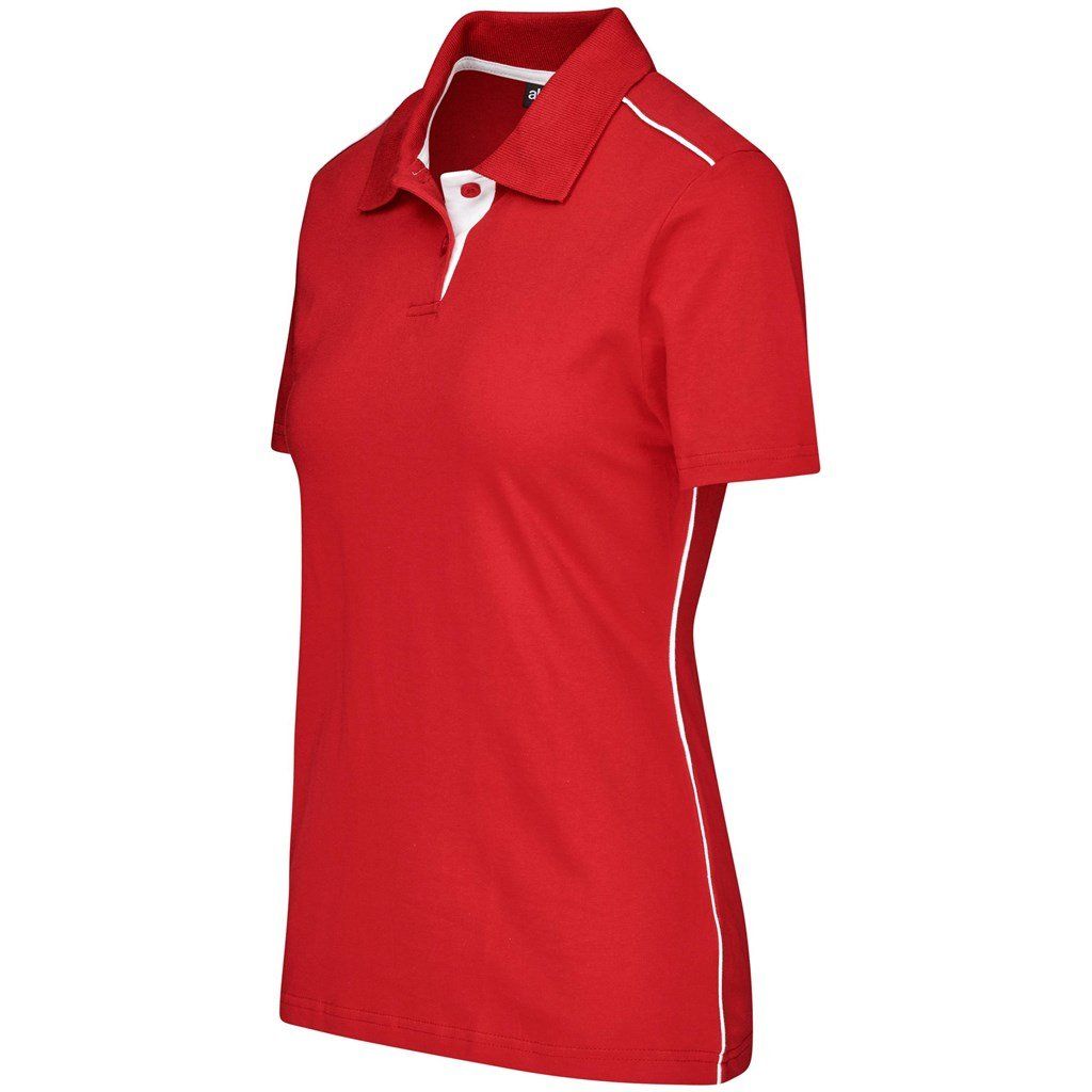 Ladies Galway Golf Shirt Red Brand Innovation