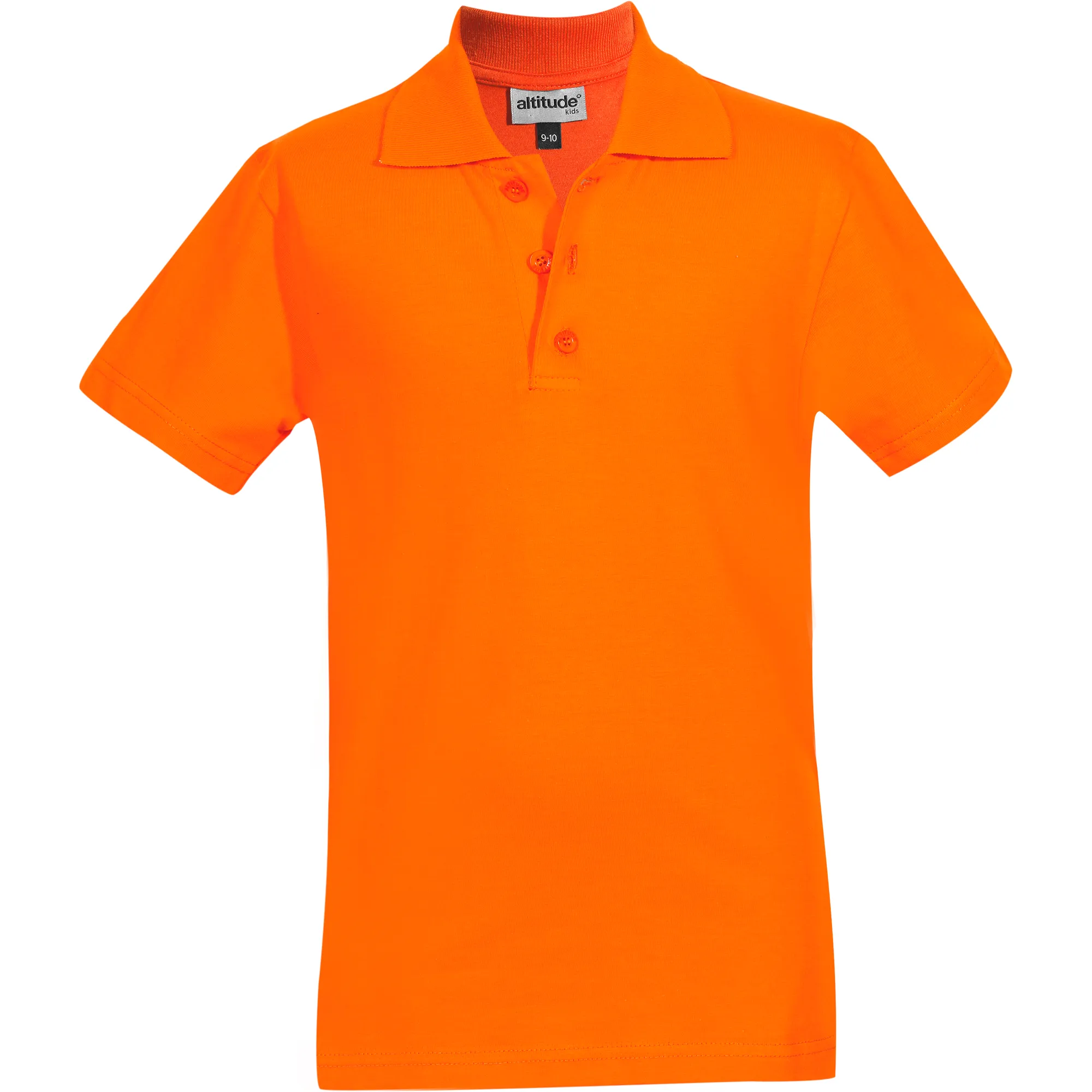 orange golf shirt