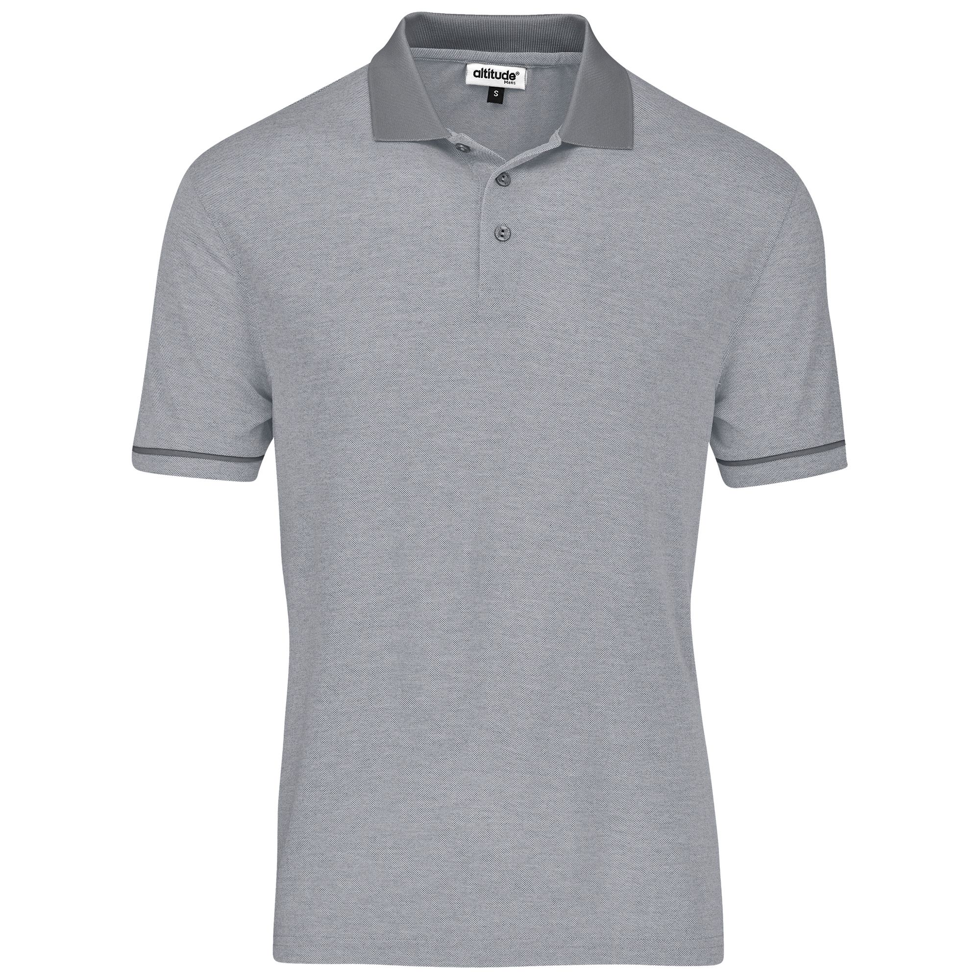 Mens Verge Golf Shirt - Light Grey | Brand Innovation