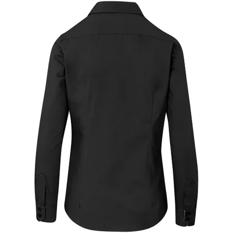 Ladies Long Sleeve Warrington Shirt - Black