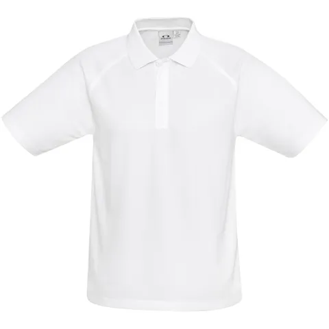 Kids Sprint Golf Shirt - White
