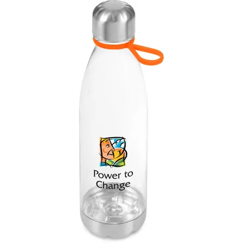 Clearview Plastic Water Bottle - 750ml - Orange