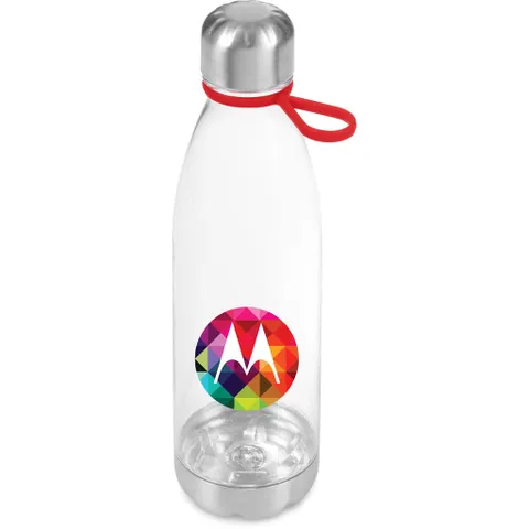 Clearview Plastic Water Bottle - 750ml - Red