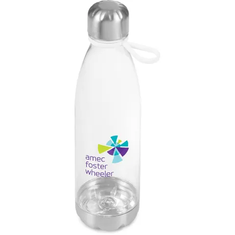 Clearview Plastic Water Bottle - 750ml - Solid White