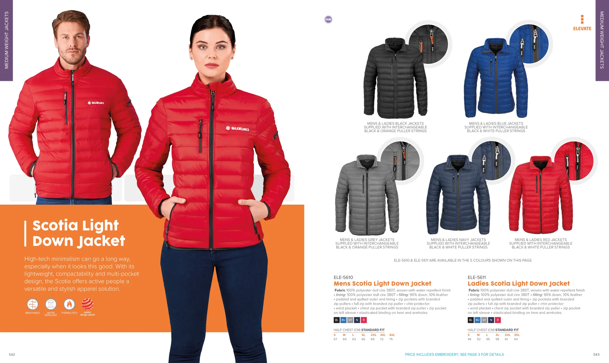 Scotia light shop down jacket