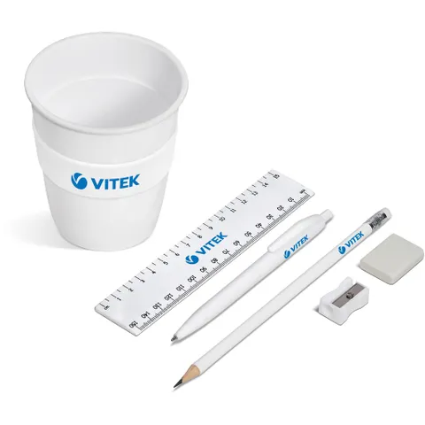 Altitude Caddypop Stationery Set - Solid White