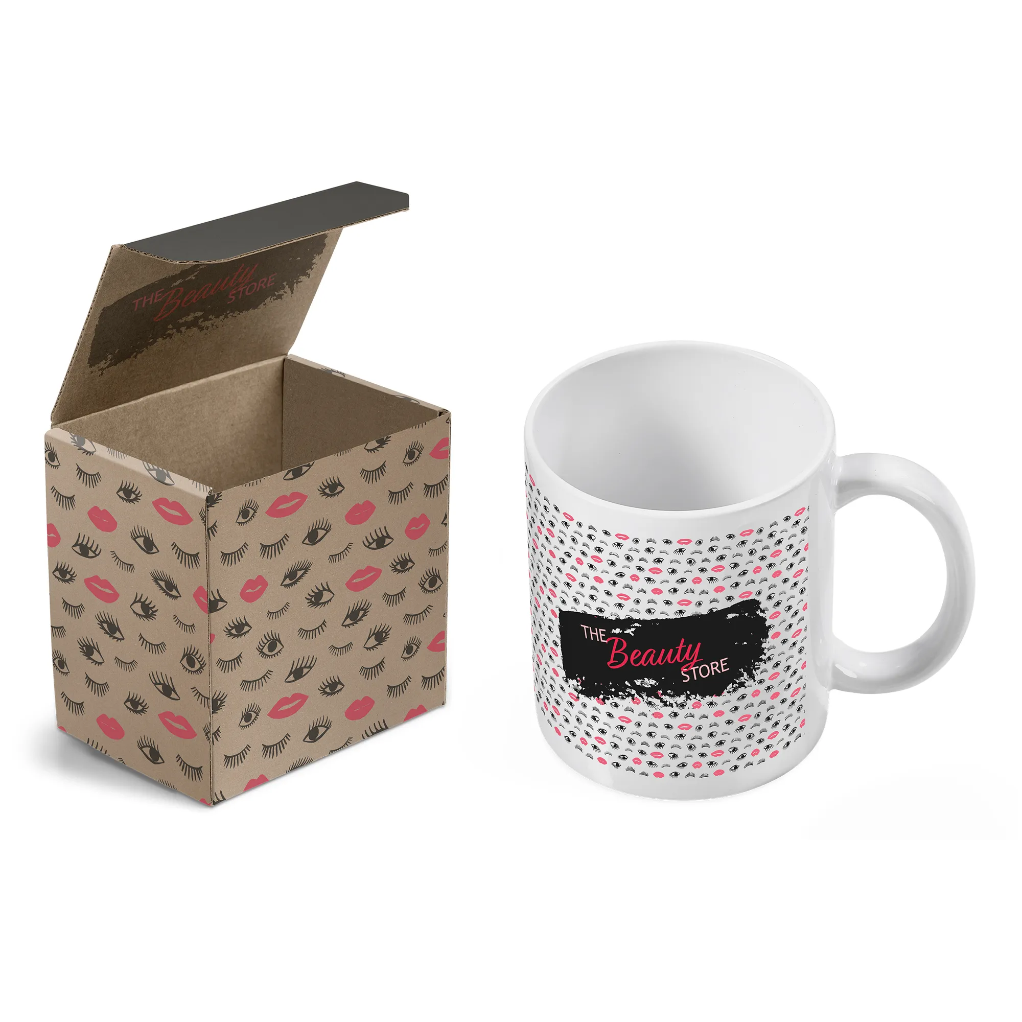 blank canvas mug in bianca custom gift box Promobasket Zambia