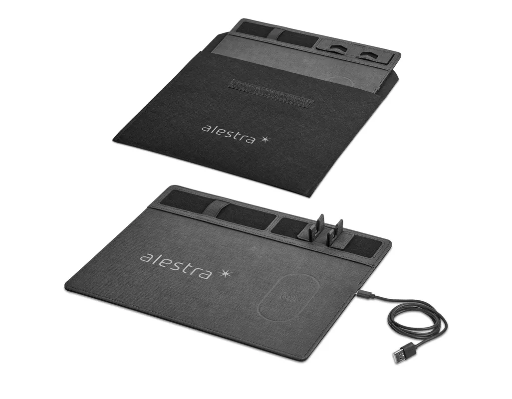 Floating Wireless Charging Desk photo