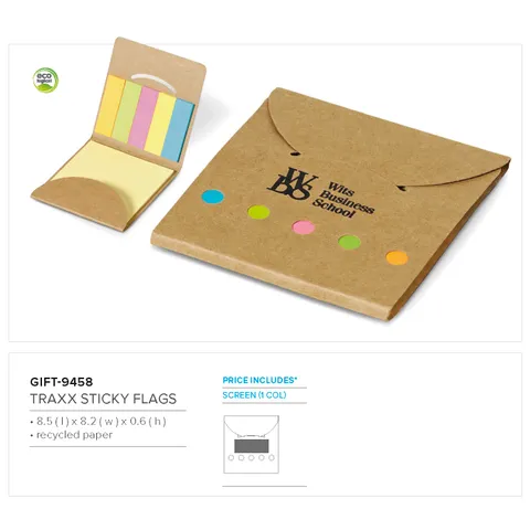 Traxx Sticky Flags - Natural