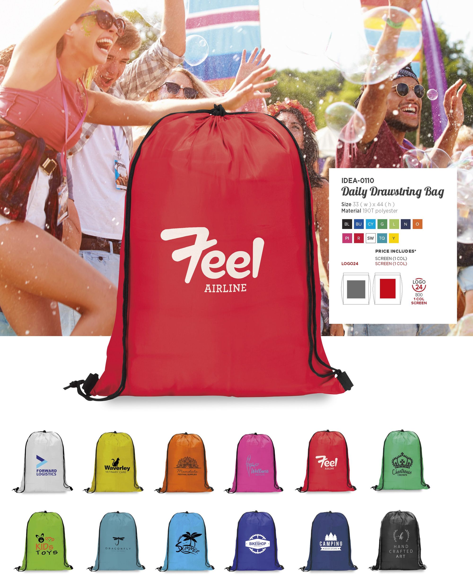 daily drawstring bag EPGU