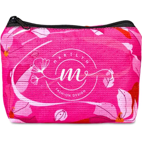 Pre-Printed Sample Hoppla Leanne RPET Mini Toiletry Bag