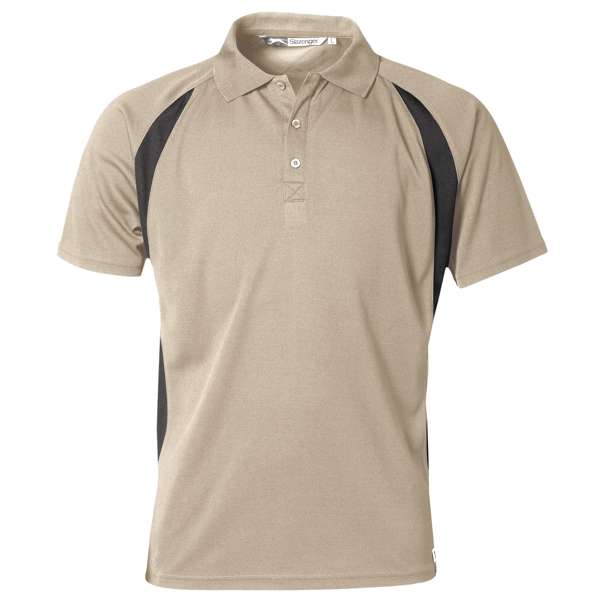 mens apex golf shirt - khaki only 