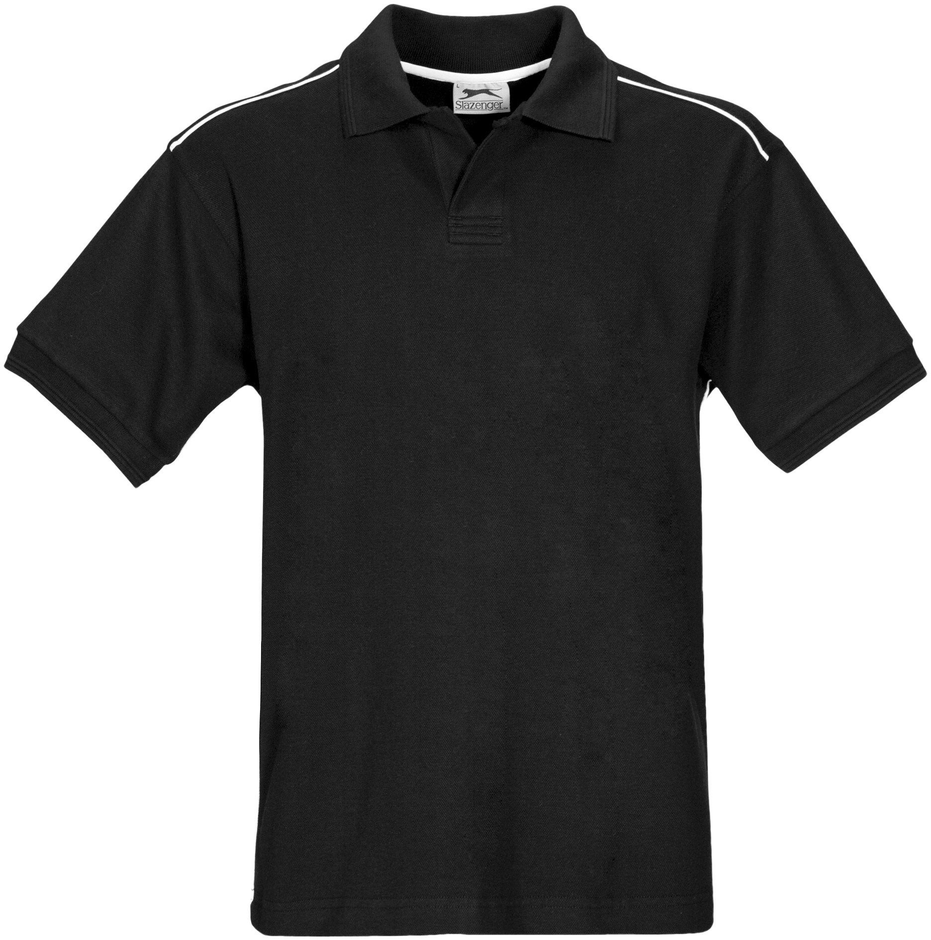 Mens Backhand Golf Shirt Black Brand Innovation 1544