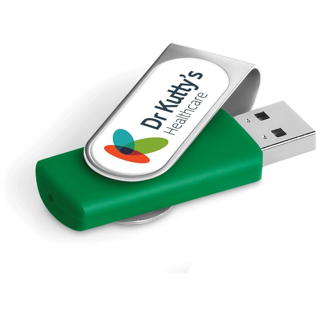 Axis Dome Flash Drive - 8GB - Green | Brand Innovation