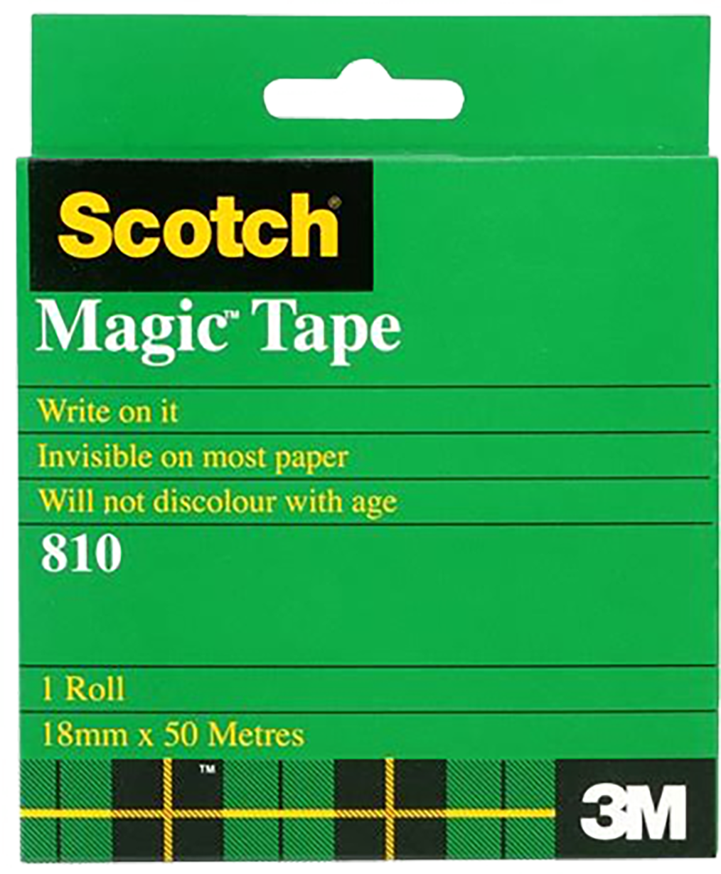 scotch magic tape 18mm x 50m 75mm core West Coast Office National