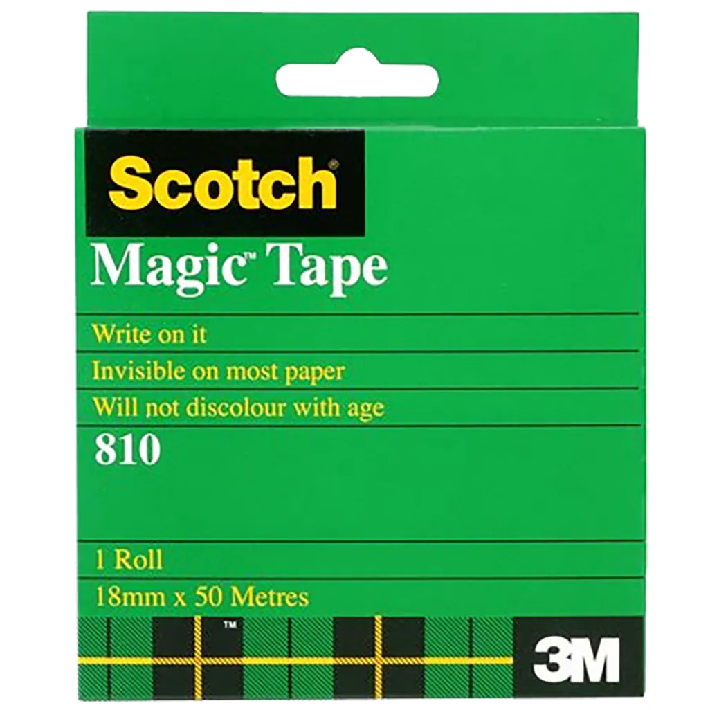 scotch magic tape - 18mm x 50m 75mm core