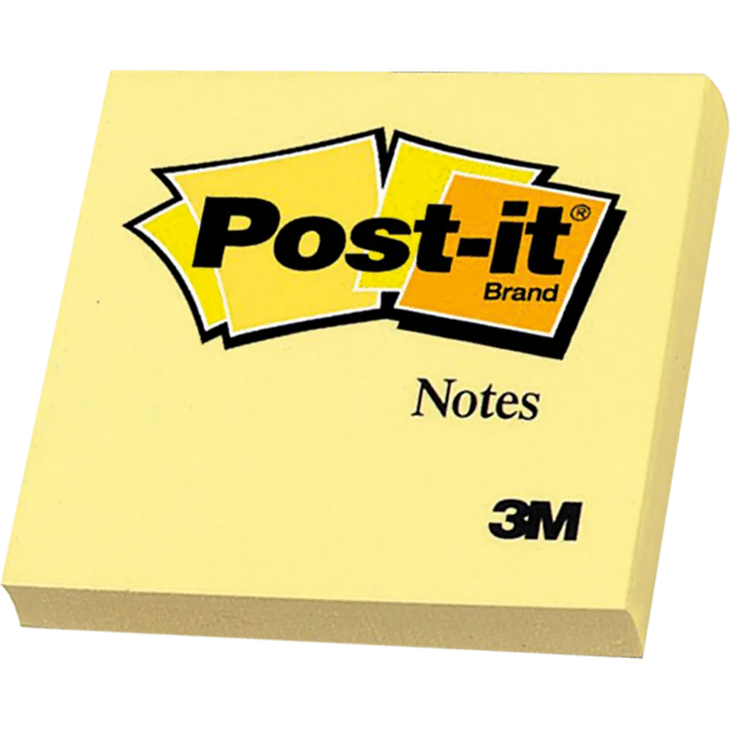post-it notes - 76 x 76mm - yellow