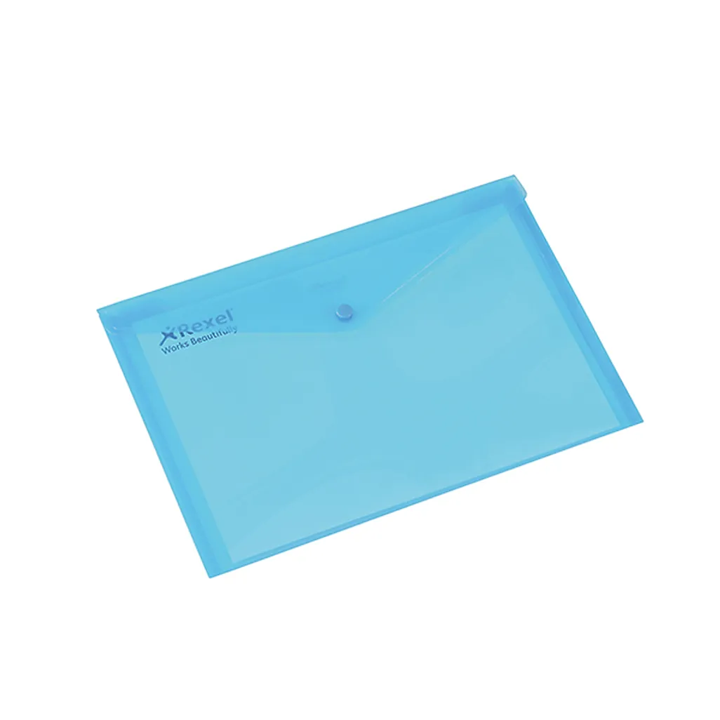 active carry folders - a4 - blue - 5 pack