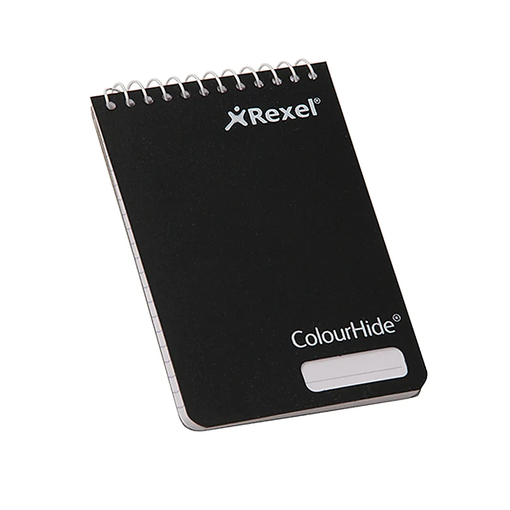 colourhide pocket notebooks - 96 pages - black
