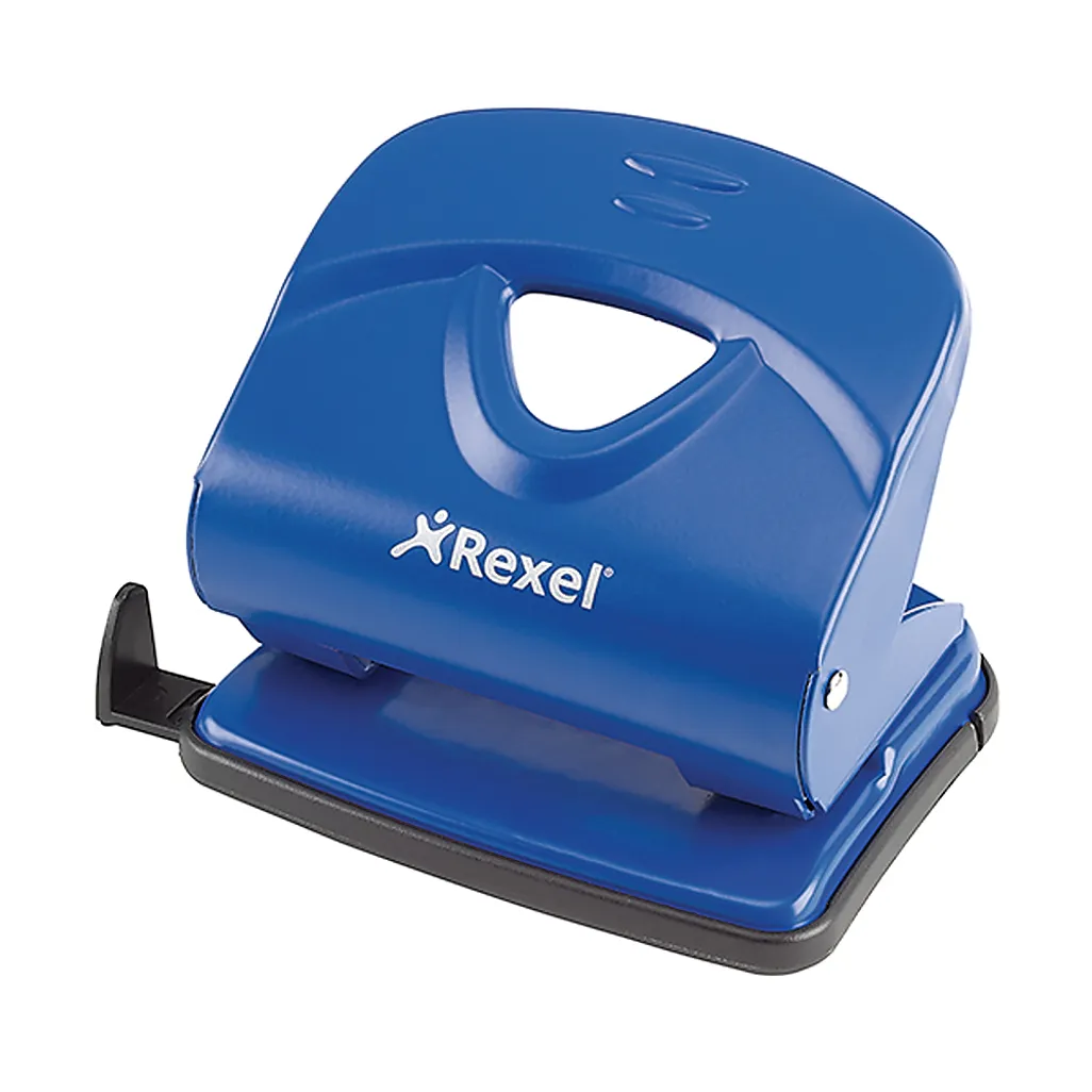 value 2 hole punches - 30 sheets - blue