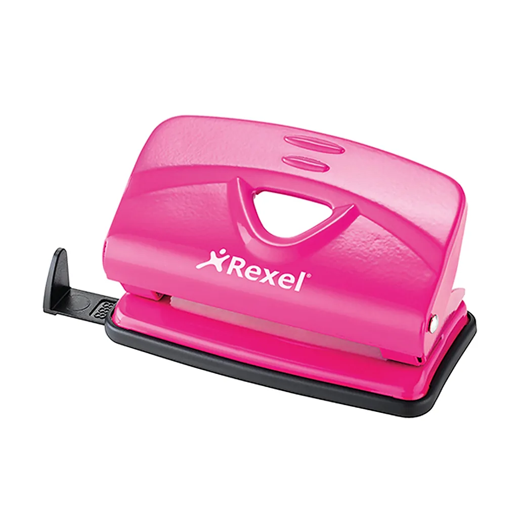 value 2 hole punches - 10 sheets - pink