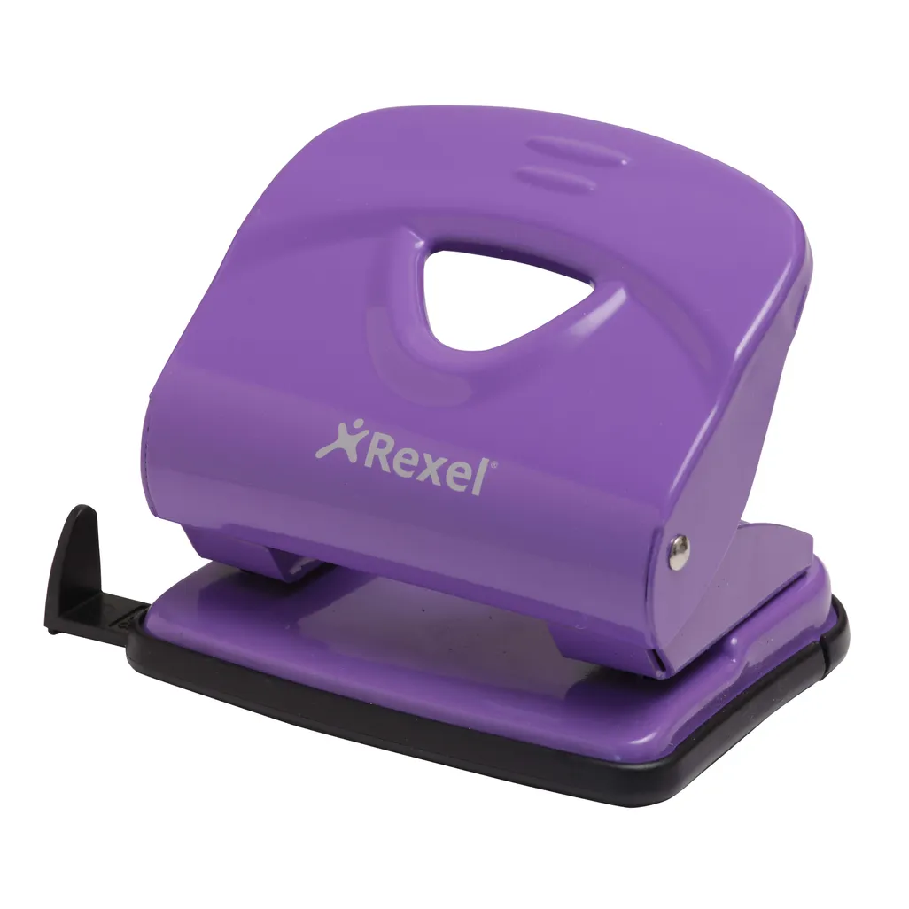 value 2 hole punches - 20 sheets - purple