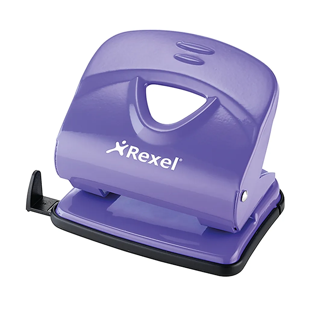 value 2 hole punches - 30 sheets - purple