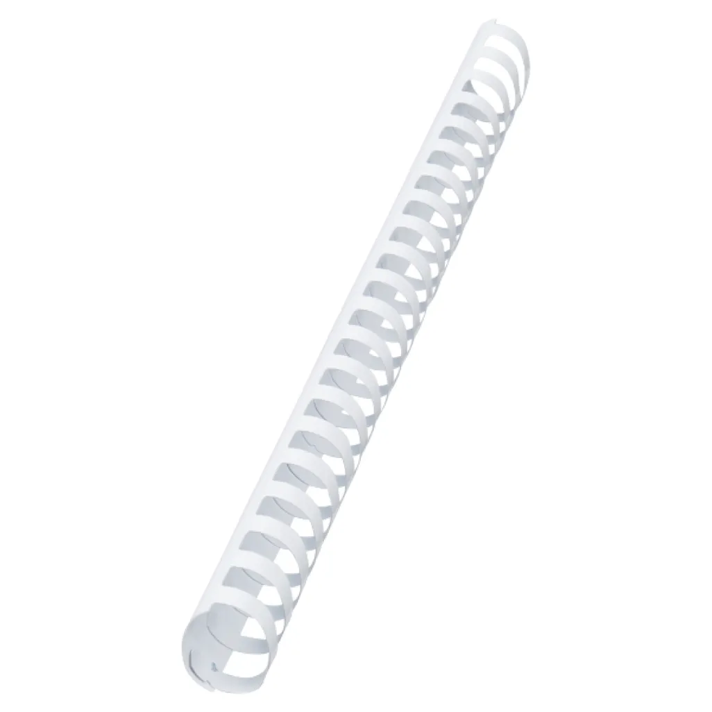 plastic binding combs - 45mm - white - 50 pack