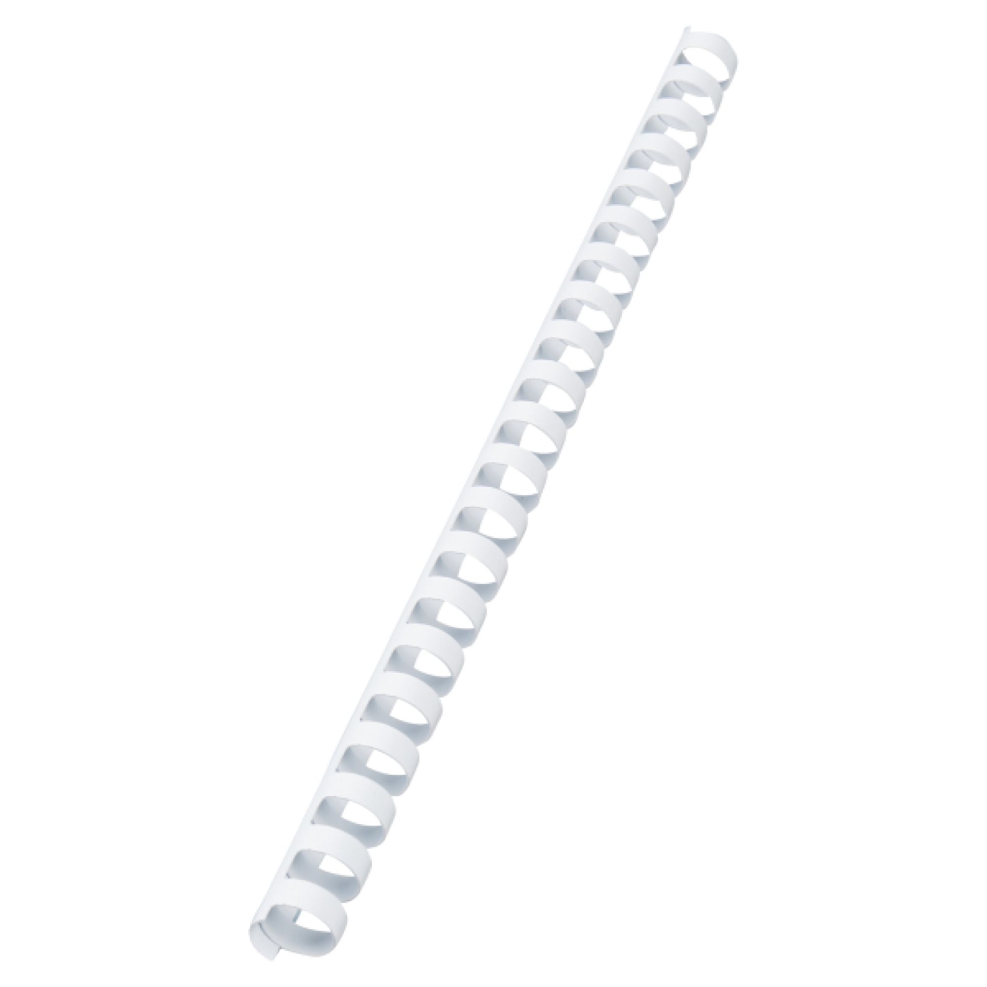 plastic binding combs 16mm white 100 pack Apex Office National