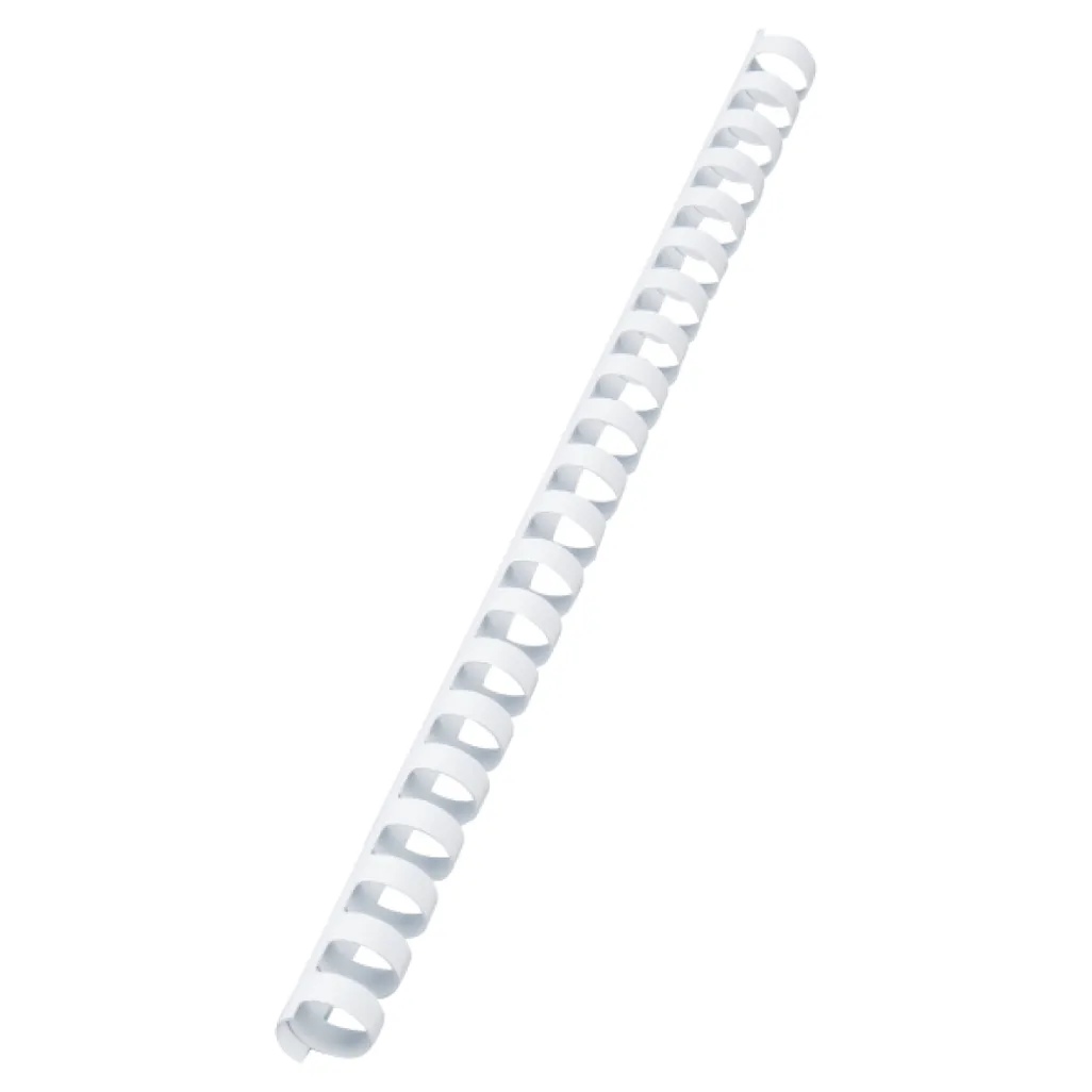 plastic binding combs - 16mm - white - 100 pack