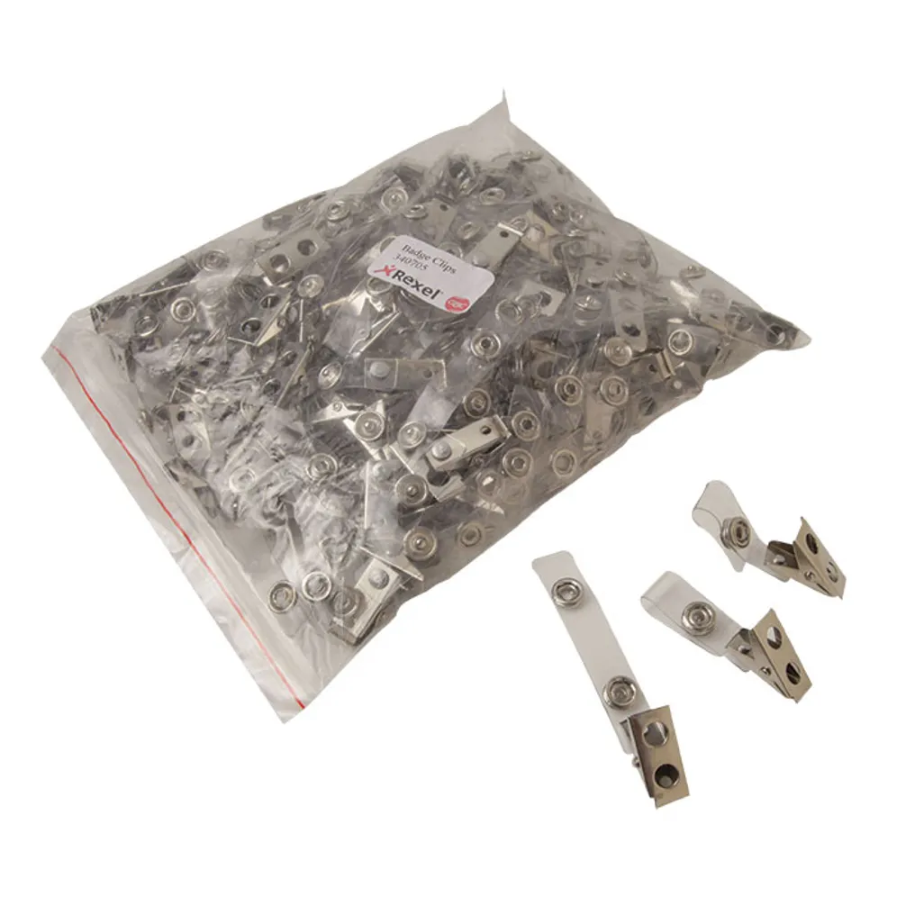 badge clip - badge clips - 100 pack