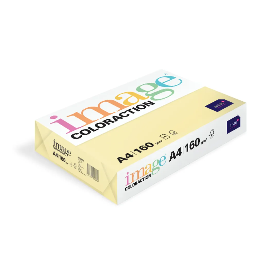 160gsm pastel board tints - a4 - desert yellow - 250 pack