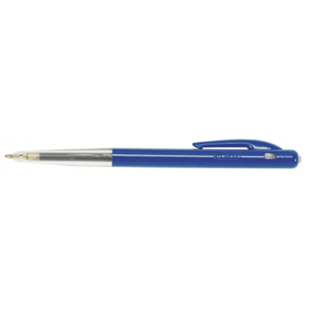 clic retractable ballpoint pen - 1.0mm - blue