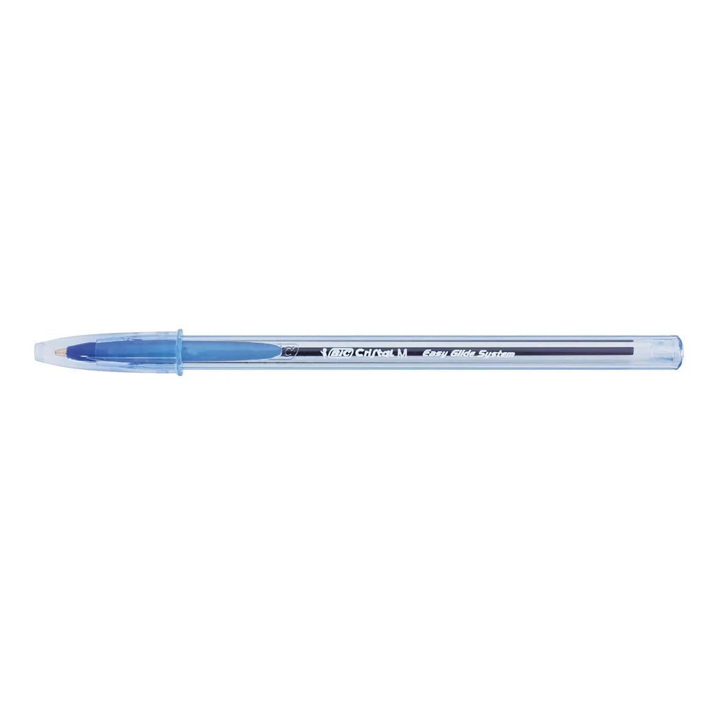 cristal easi glide ballpoint pen - 1.0mm - blue