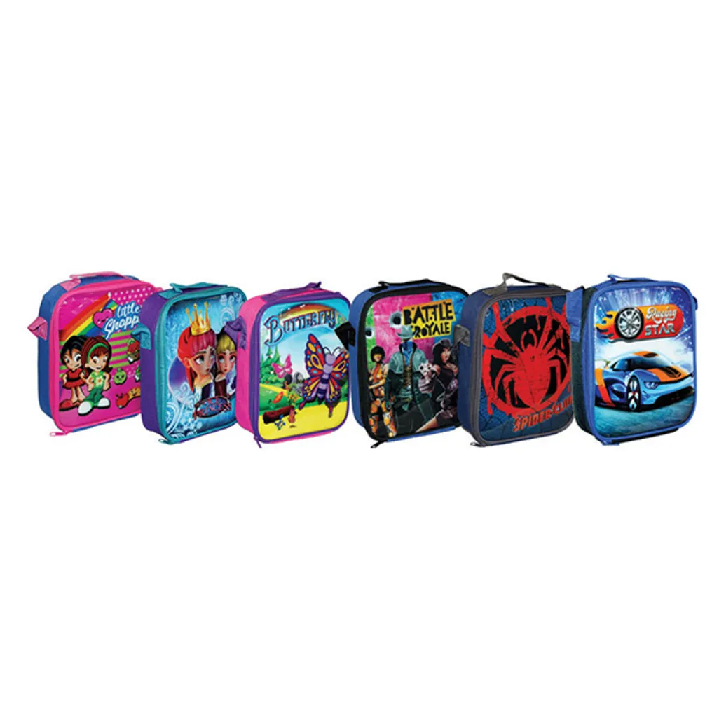 lunch cooler bag - 240 x 90 x 200mm - assorted