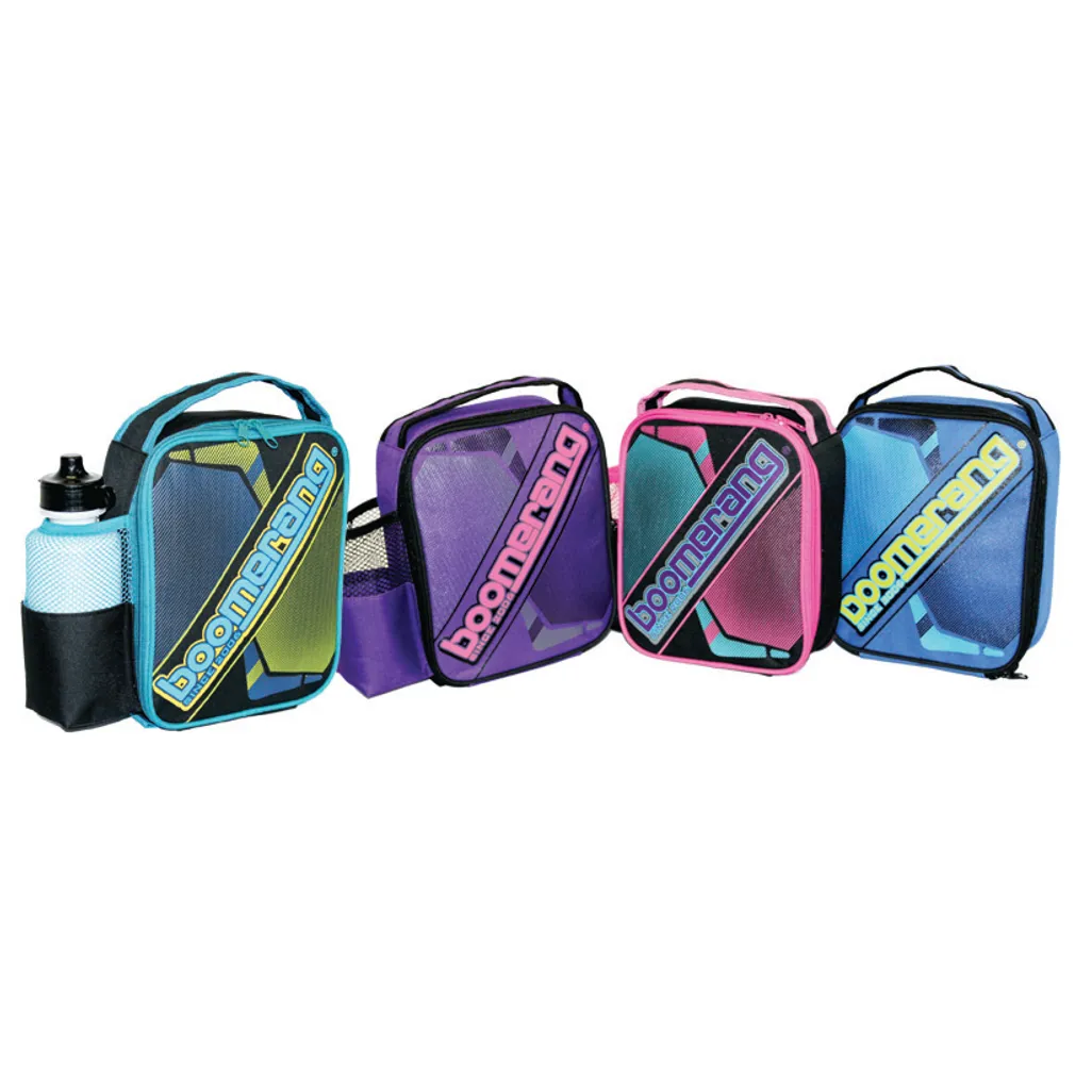 lunch cooler bag - with water bottle - assorted