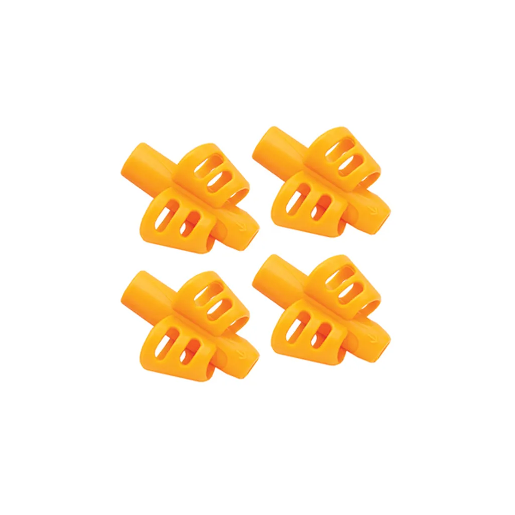 pencil grips - junior - orange - 4 pack