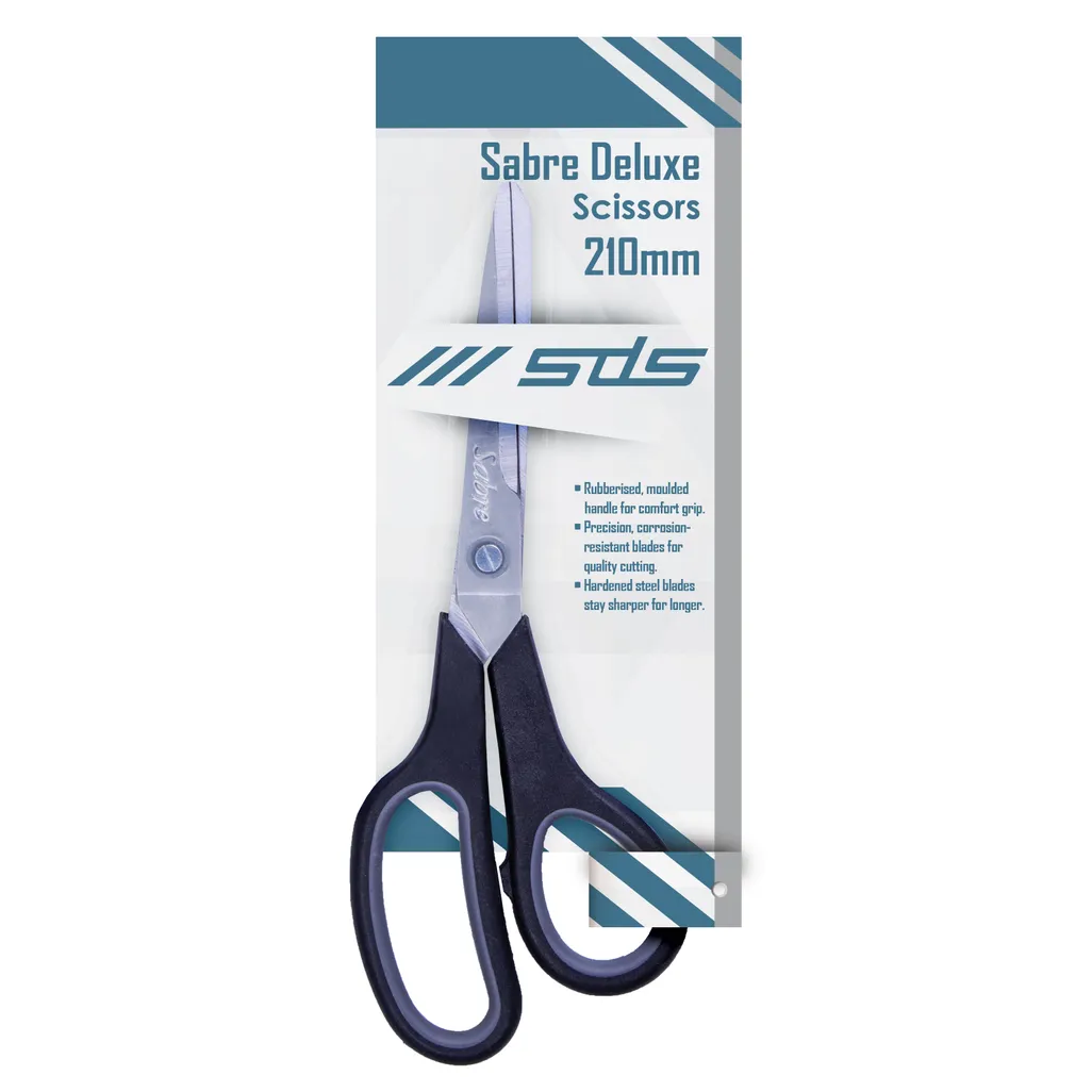 deluxe scissors - 21cm - black