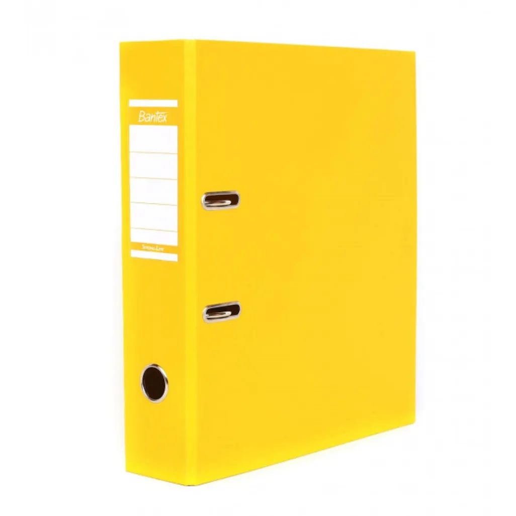 a4 polypropylene lever arch files - 70mm - yellow