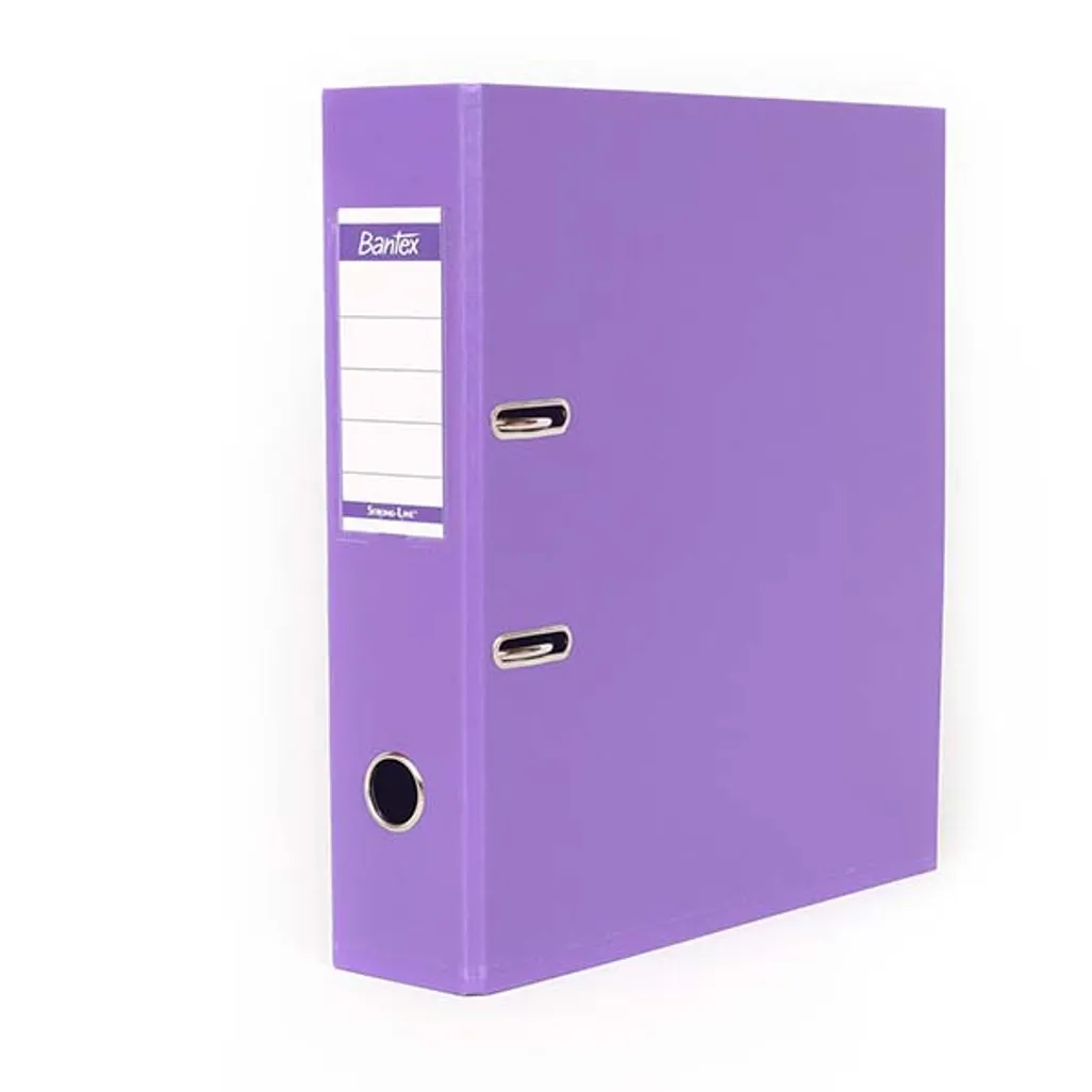 a4 polypropylene lever arch files - 70mm - lilac