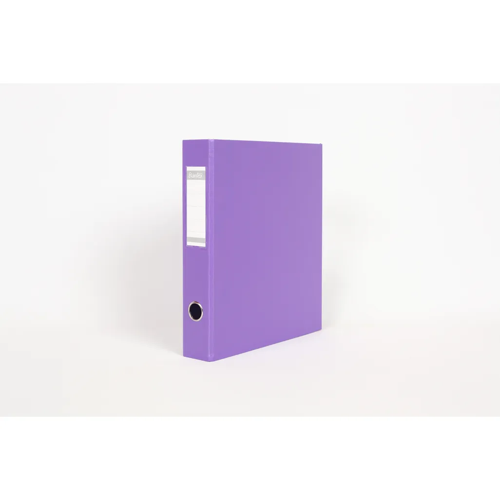 a4 polypropylene lever arch files - 40mm - lilac