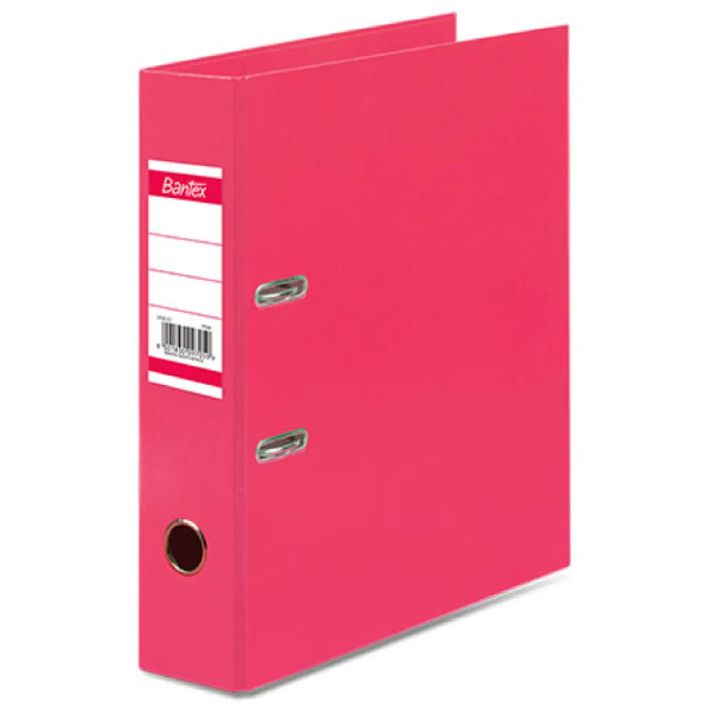 a4 casemade lever arch files - 70mm - pink